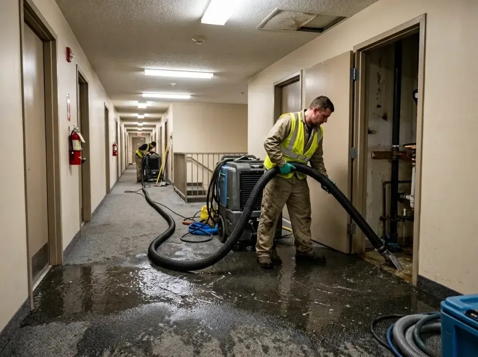 multi-unit-apartment-hallway-f-005 — frequently asked questions, Emergency Burst Pipe Water Extraction & Removal in Blackwoo…